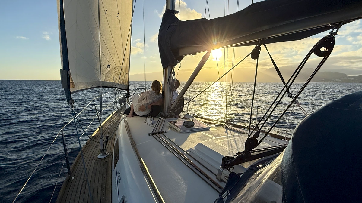 Romantic Sailing on Madeira's East Coast: A Private Boat, Two People, and Nobody Else - SeaYa! Madeira Sailing Blog